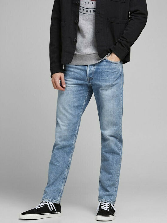 Men's Jeans Pants with Relaxed Fit Light Blue