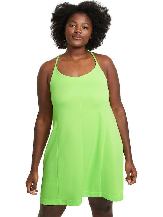 Nike Icon Clash Mini Καλοκαιρινό All Day Φόρεμα με Τιράντα Πράσινο