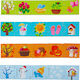 Lemnos Puzzle pentru Copii Matching Game Seasons 20buc Haba