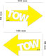 Simoni Racing Car Stickers ''TOW'' 10 x 5.8cm i...