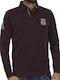 Double Herren Kurzarmshirt Polo Burgundisch