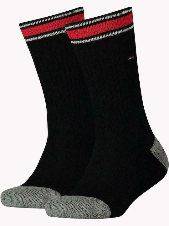 Tommy Hilfiger Kids' Socks Knee-High Black 2 Pairs