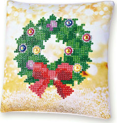 Diamond Dotz Ψηφιδωτό Mini Pillow - Christmas Wreath