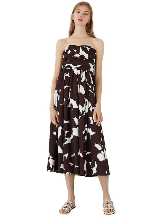 Rochie de Vară Midi Maro 002