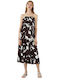 Rochie de Vară Midi Maro 002