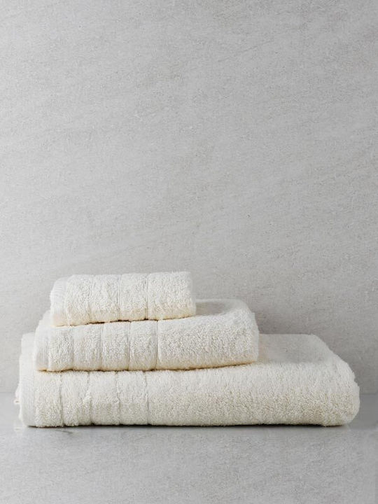 Sunshine Bath Towel Set 3pcs Dory 7 Ecru Weight...