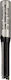 Bosch Long Groove Milling Cutter Two-Flute Cutter Bit for Groove Shaping 20mm x 81mm x 12mm