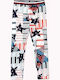 Kids Legging Long White Allover Printed Leggins