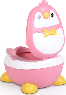 Cangaroo Scaunel Potty Riko cu Capac Roz 108659