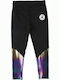 Παιδικό Κολάν Αθλητικό Μακρύ Μαύρο Chuck Patch Shiny Leggings