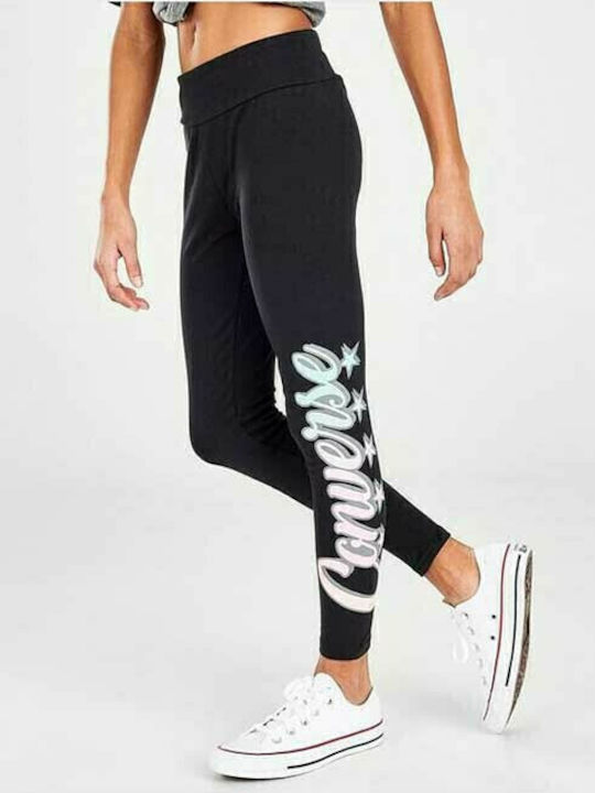 Kinder Leggings Sport Lang Schwarz High Rise Graphic Leggings