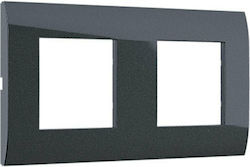 Aca Modys Schalterrahmen 2-fach Horizontale Mon...