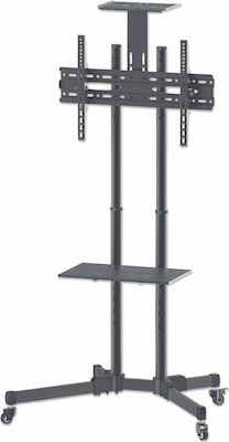 Manhattan Universal Economy Multimedia TV Cart 461238 TV Mount Floor up to 70" and 50kg