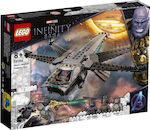 Lego Saga Infinitului Black Panther Dragon Flyer pentru 8+ ani