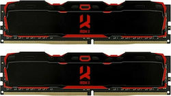 GoodRAM IRDM X 16GB DDR4 RAM με 2 Modules (2x8GB) και Ταχύτητα 3200 για Desktop