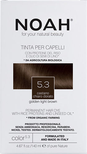 Noah for Beauty Permanent Hair Dye Without Ammonia Golden Light Brown 140ml