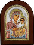 Prince Silvero Silver Holy Mary Icon 25x33cm