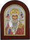 Prince Silvero Εικόνα Άγιος Νικόλαος Ασημένια 10x14εκ.