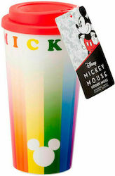 Funko Mickey Rainbow Glass Thermos Multicolour 400ml