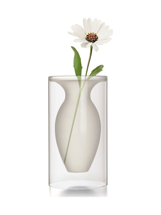 Philippi Decorative Vase Esmeralda Medium Transparent 13x13x24cm