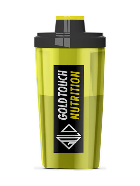 GoldTouch Nutrition Shaker Πρωτεΐνης 500ml Πλαστικό Κίτρινο