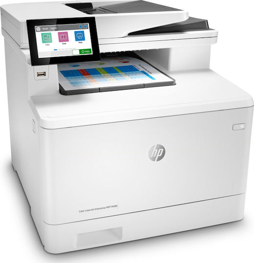 HP Color LaserJet Enterprise MFP M480f Έγχρωμο Φωτοτυπικό με Αυτόματο Τροφοδότη Φύλλων (ADF) και Σάρωση Διπλής Όψης