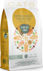 Dingonatura Natura Diet Sterilized Dry Food for Sterilized Cats with Sensitive Urinary with Chicken 3kg Dingonatura Natura Diet Sterilized Dry Food for Sterilized Cats with Sensitive Urinary with Chicken 3kg