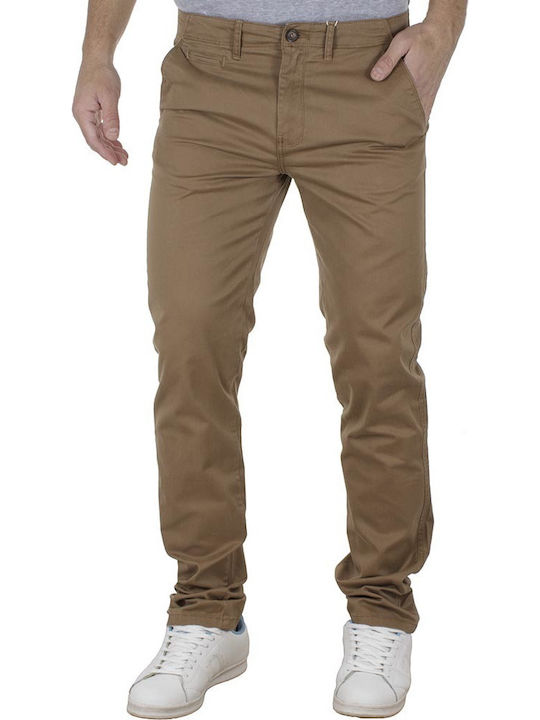 Double Pantaloni Chino Elastic Bej
