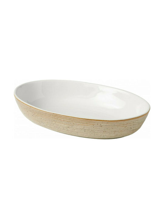 Brandani Pirofila Ορθογώνιο Πυρίμαχο Σκεύος Κεραμικό 34x22.5x6.5cm