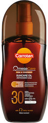 Carroten Omega Care Tan & Protect Waterproof Слънцезащитно Масло за тяло SPF30 в Спрей 20мл