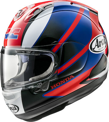 Arai RX-7V Full Face Helmet with Pinlock ECE 22.05 Honda CBR Red/Blue