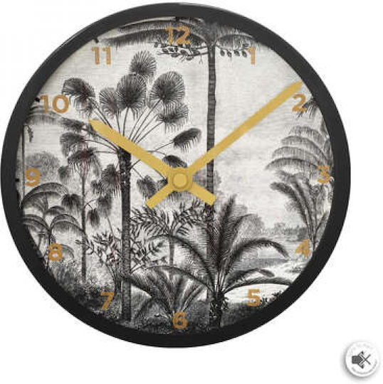 Atmosphera Tropic Wall Clock Plastic Multicolour Ø22cm