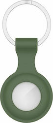 Tech-Protect Icon Keychain Case Silicone for AirTag Army Green