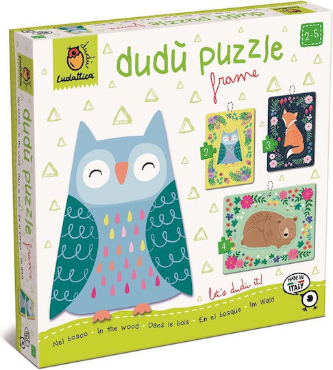 Kids Puzzle Dudu Forest for 2++ Years 9pcs Ludattica