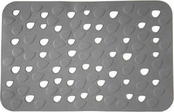 Dimitracas Drops Bathtub Mat with Suction Cups Gray 34x54cm