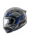 Arai Quantic Face Blue Κράνος Μηχανής Full Face με Pinlock