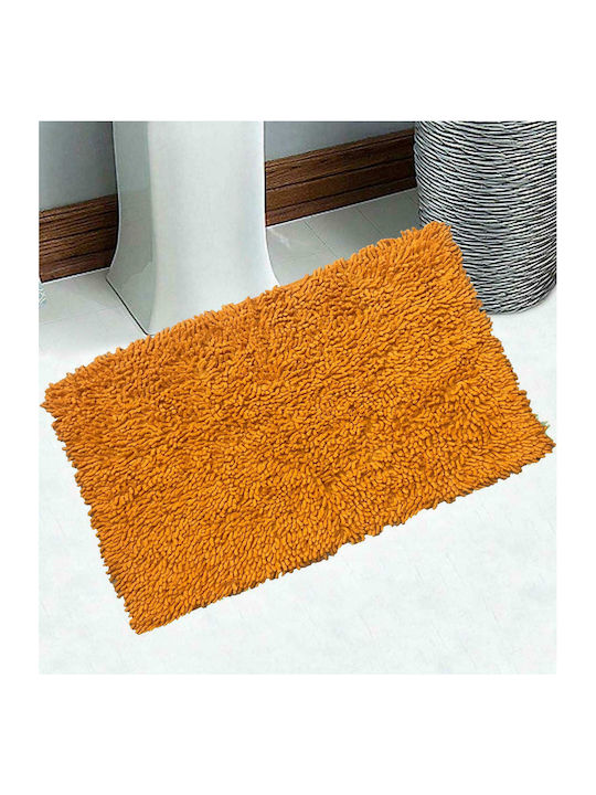 Linea Home Πατάκι Μπάνιου Βαμβακερό Noodle LH2044012-2 Πορτοκαλί 50x70εκ.