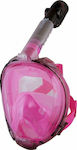 XDive Tube Μάσκα Θαλάσσης Full Face Pink S/M