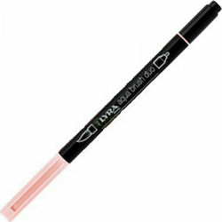 Lyra Aqua Brush Duo Μαρκαδόρος Σχεδίου Γκρι 4mm