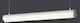 Aca Commercial Linear LED Ceiling Light 27W Nat...