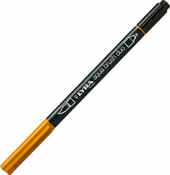 Lyra Aqua Brush Duo Μαρκαδόρος Σχεδίου Πορτοκαλ...