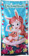 Mattel Enchantimals Kinder-Strandtuch Hellblau 140x70cm