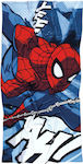 Nima Kinder-Strandtuch Blau Spiderman 140x70cm 5831