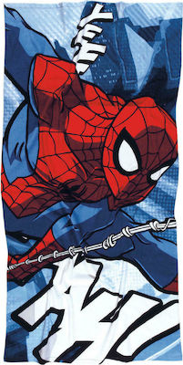 Nima Kinder-Strandtuch Blau Spiderman 140x70cm 5831