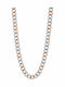 Visetti Two-tone Chain Neck made of Steel Gold-plated Wide Thickness 12.6mm and Length 45cm