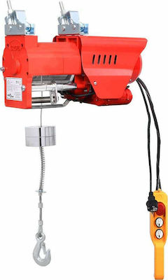 vidaXL Electric Hoist for Weight Load up to 300kg Red