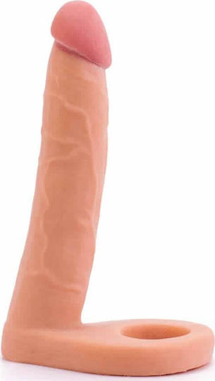 Lovetoy The Ultra Soft Double με Dildo 15.8cm στο χρώμα του δέρματος
