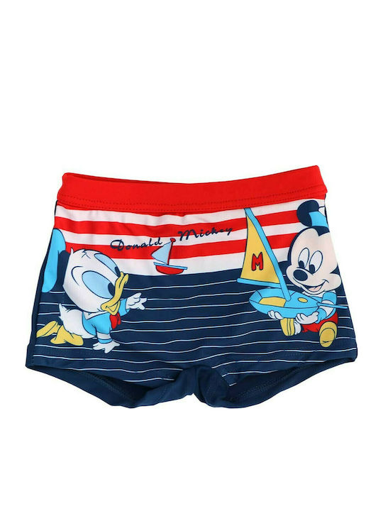 Disney Παιδικό Μαγιό Βερμούδα / Σορτς Μαγιό Boxer ET0004 Mickey Mouse Μπλε Μπλε