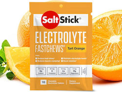 SaltStick Fast Chews Tart Orange - Sauerorange 10 Kautabletten