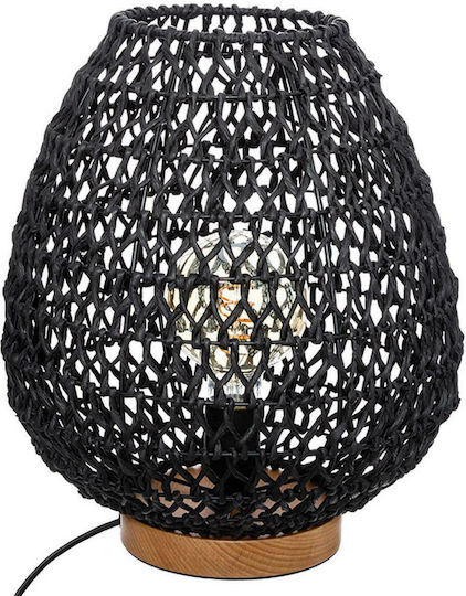 Pakketo Etel Dekorative Lampe mit Fassung für E27 Lampe Schwarz